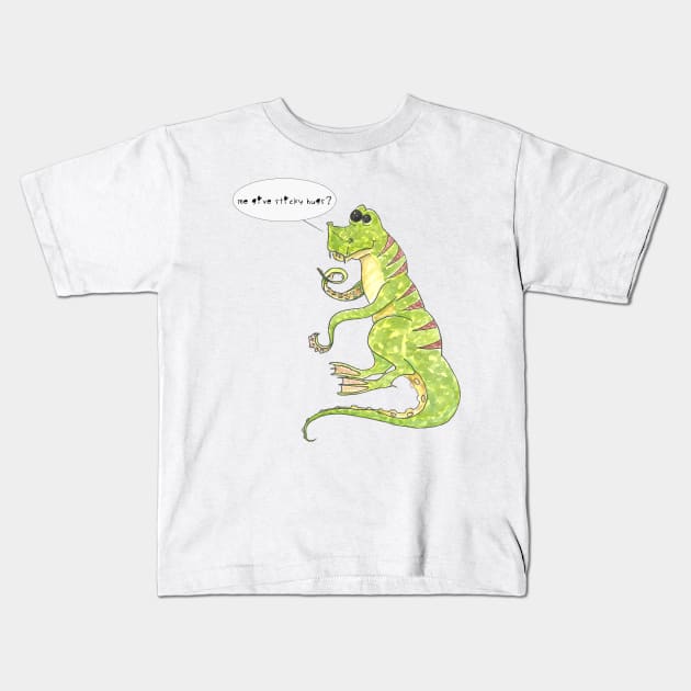 Tentacles Rex Kids T-Shirt by Créa'RiBo